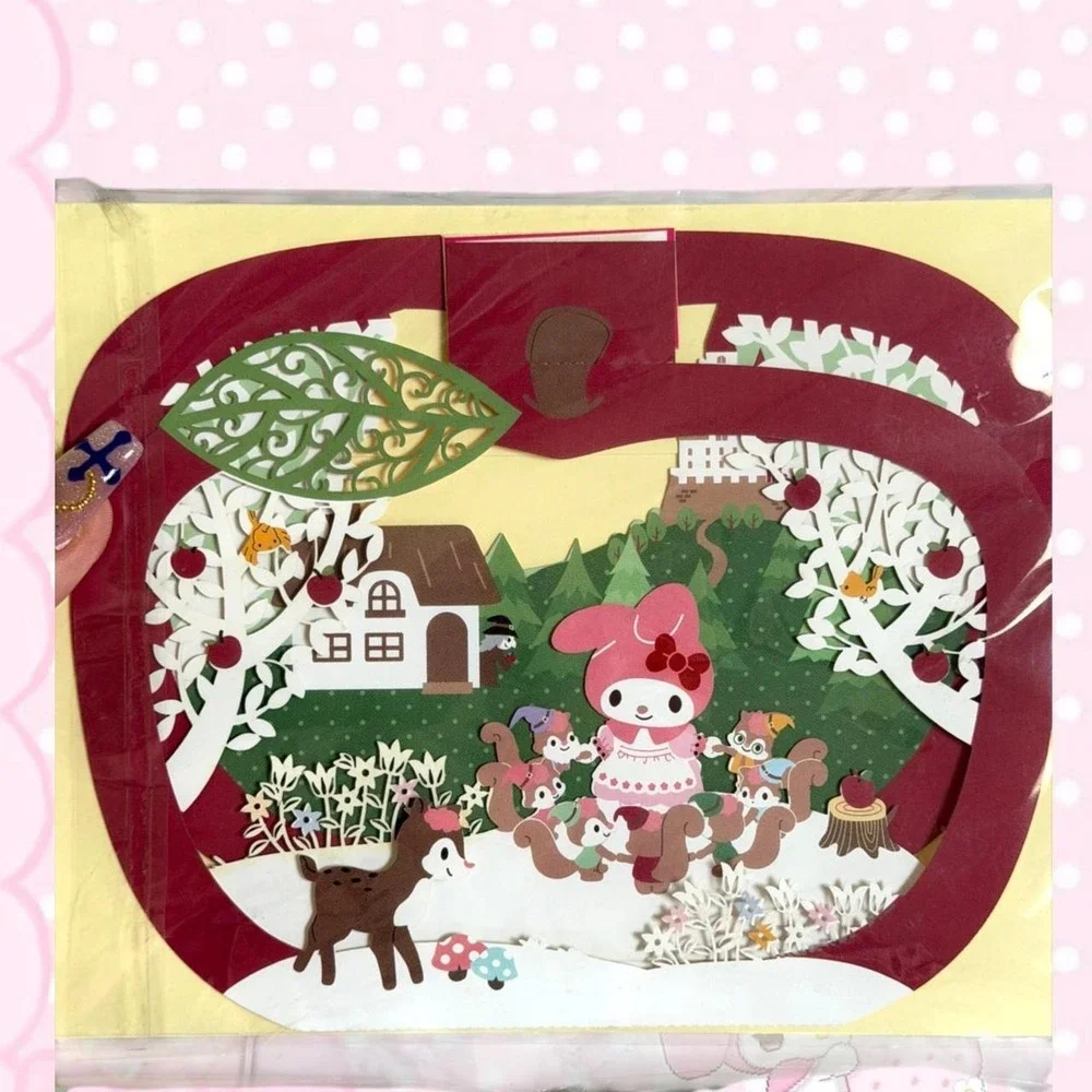 ADORABLE COTTAGE CORE SANRIO MY MELODY CARD NOTEPAD BUNDLE NWT